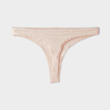 Smooth & Chic Cotton Thong - hot pink